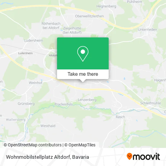 Карта Wohnmobilstellplatz Altdorf