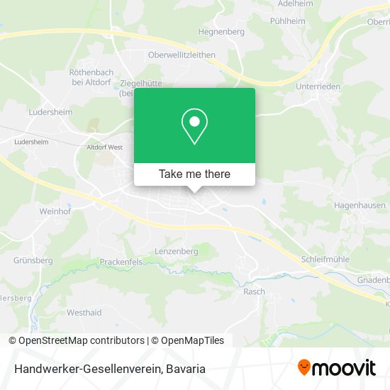 Handwerker-Gesellenverein map