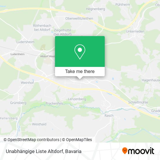 Unabhängige Liste Altdorf map