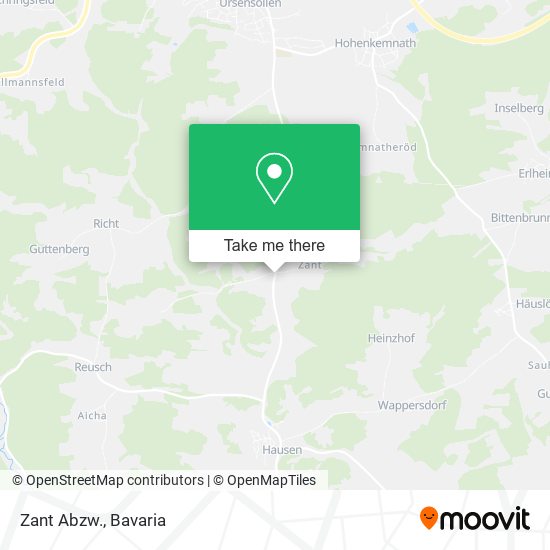 Zant Abzw. map