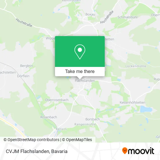 Карта CVJM Flachslanden