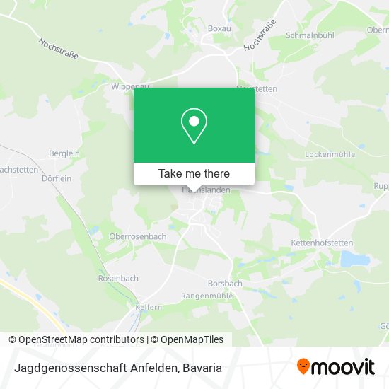 Карта Jagdgenossenschaft Anfelden
