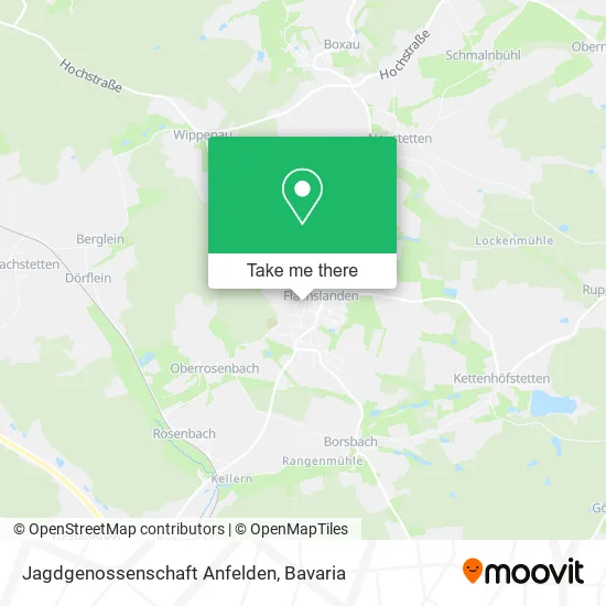 Карта Jagdgenossenschaft Anfelden
