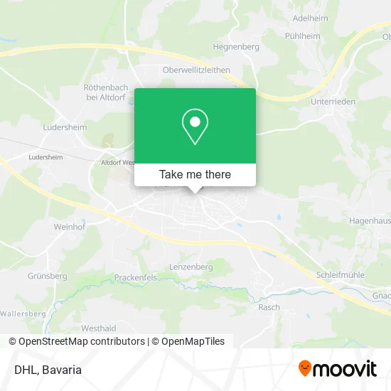 Карта DHL