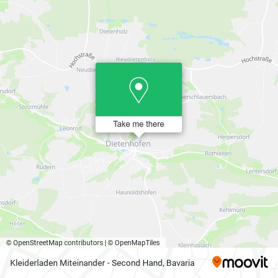 Kleiderladen Miteinander - Second Hand map