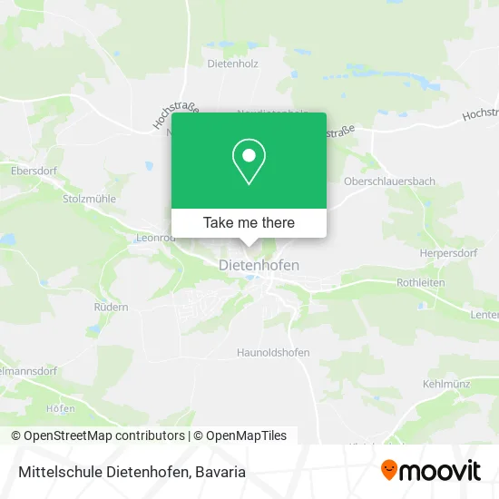 Карта Mittelschule Dietenhofen