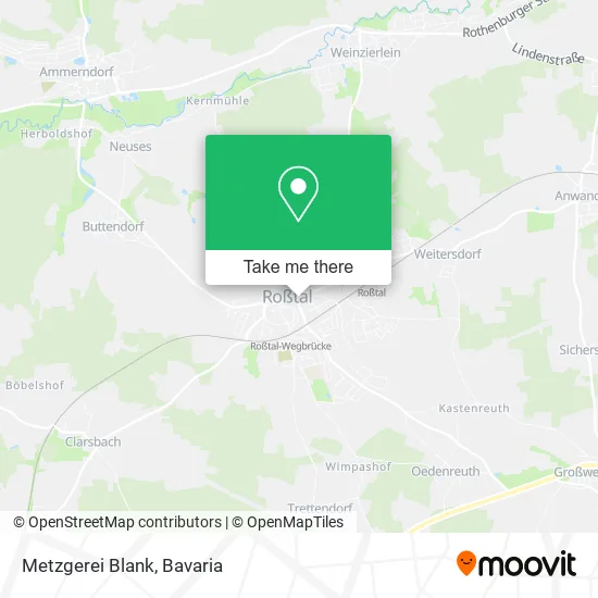 Metzgerei Blank map