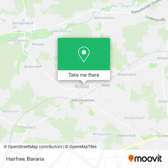 Hairfree map