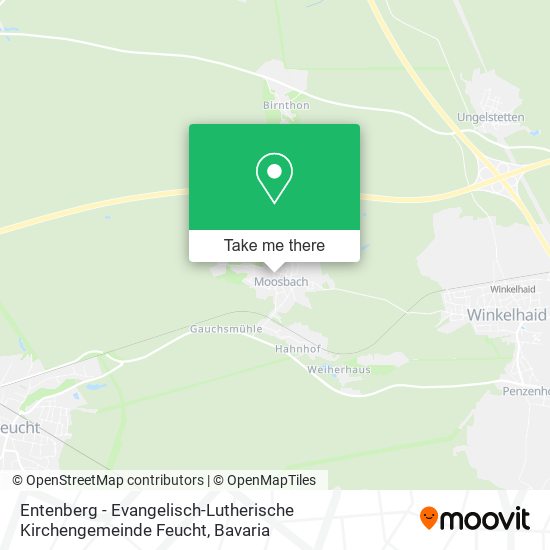 Entenberg - Evangelisch-Lutherische Kirchengemeinde Feucht map