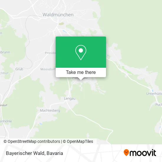Карта Bayerischer Wald