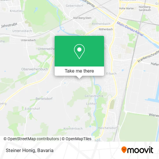 Steiner Honig map