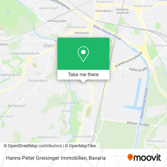 Карта Hanns-Peter Greisinger Immobilien