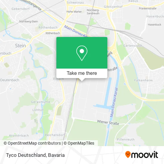 Карта Tyco Deutschland