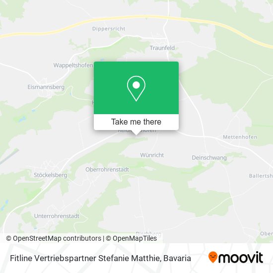 Fitline Vertriebspartner Stefanie Matthie map