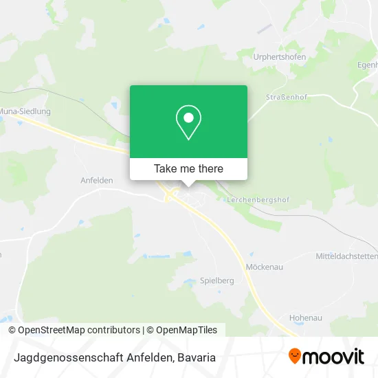 Карта Jagdgenossenschaft Anfelden