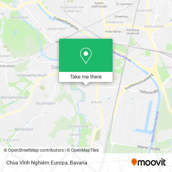 Chùa Vĩnh Nghiêm Europa map