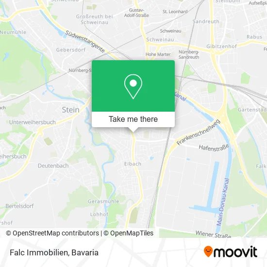 Карта Falc Immobilien