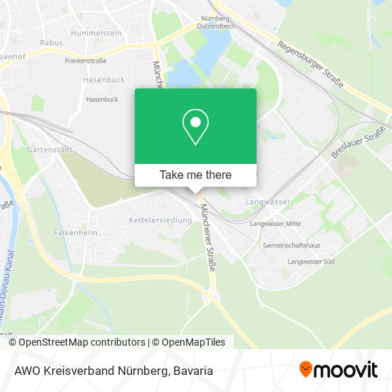 AWO Kreisverband Nürnberg map