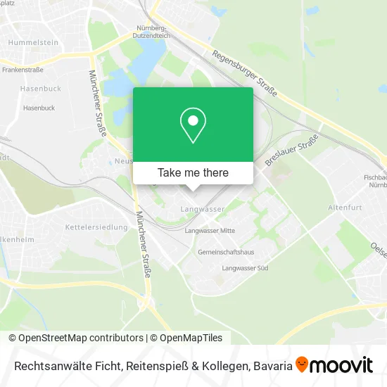 Карта Rechtsanwälte Ficht, Reitenspieß & Kollegen