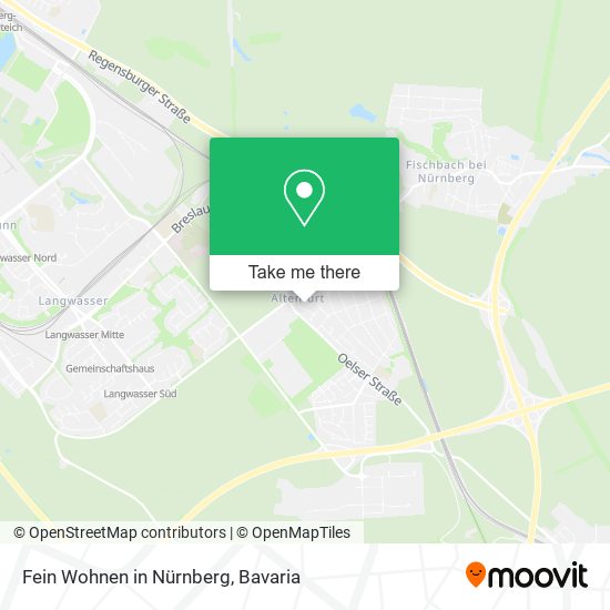 Fein Wohnen in Nürnberg map