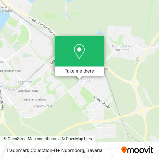 Карта Trademark Collection-H+ Nuernberg