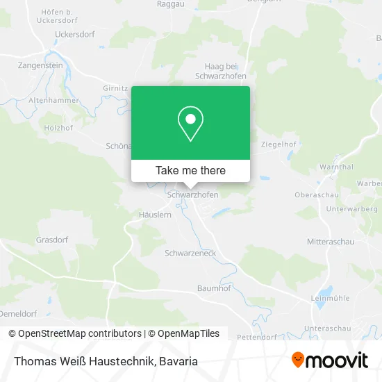 Карта Thomas Weiß Haustechnik