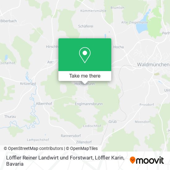 Löffler Reiner Landwirt und Forstwart, Löffler Karin map