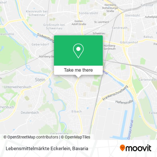 Lebensmittelmärkte Eckerlein map
