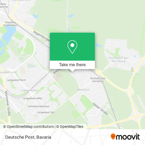 Карта Deutsche Post