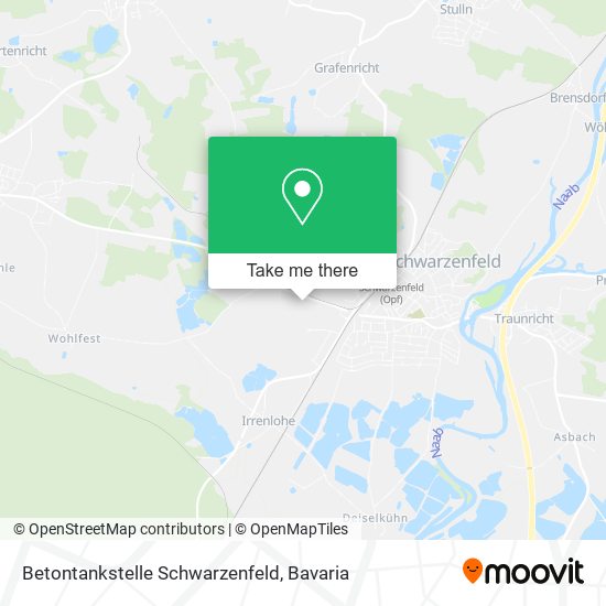 Betontankstelle Schwarzenfeld map