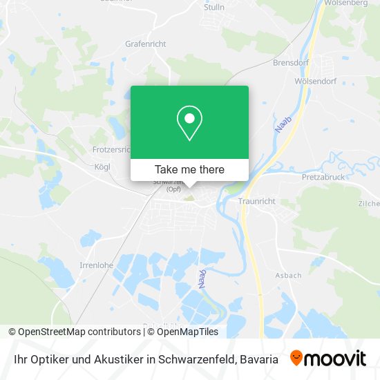 Карта Ihr Optiker und Akustiker in Schwarzenfeld