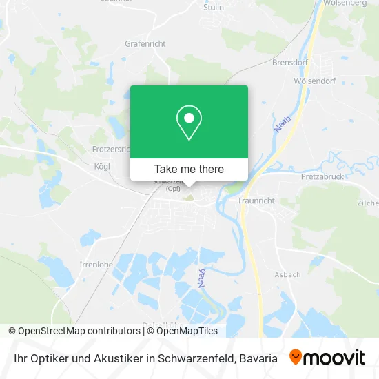 Карта Ihr Optiker und Akustiker in Schwarzenfeld