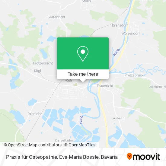 Карта Praxis für Osteopathie, Eva-Maria Bossle