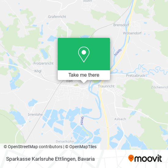 Sparkasse Karlsruhe Ettlingen map