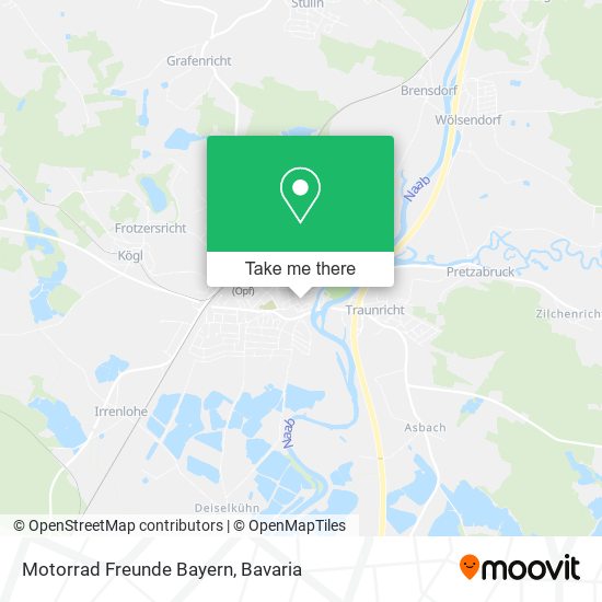 Motorrad Freunde Bayern map
