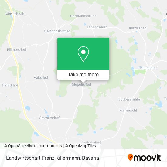 Landwirtschaft Franz Killermann map
