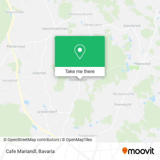 Карта Cafe Mariandl