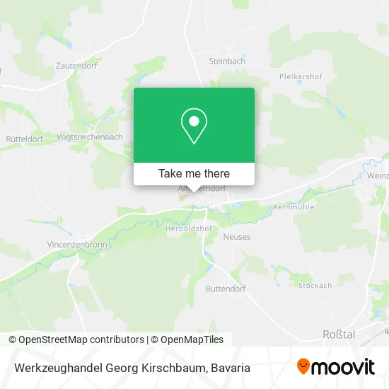 Карта Werkzeughandel Georg Kirschbaum