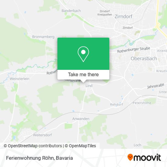 Ferienwohnung Röhn map