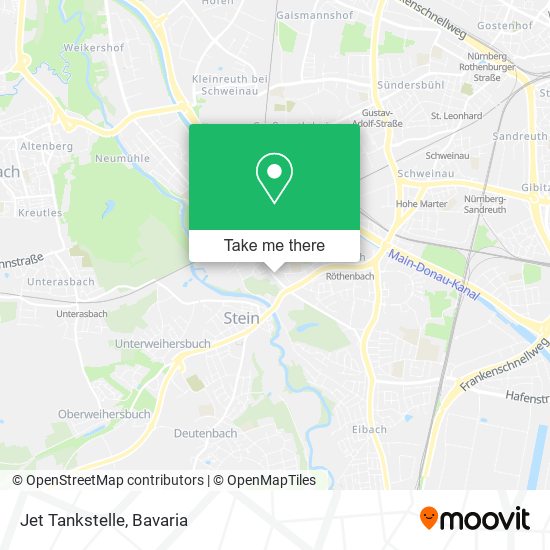 Карта Jet Tankstelle