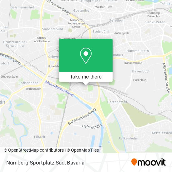 Nürnberg Sportplatz Süd map