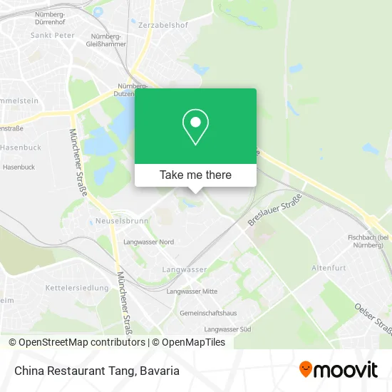 Карта China Restaurant Tang