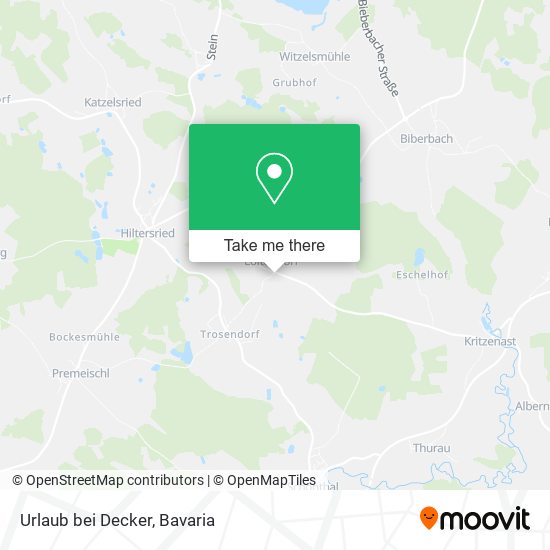 Urlaub bei Decker map