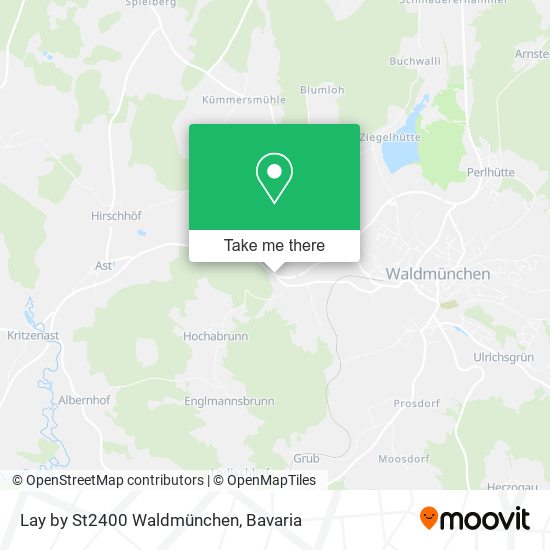 Lay by St2400 Waldmünchen map