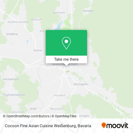 Cocoon Fine Asian Cuisine Weißenburg map