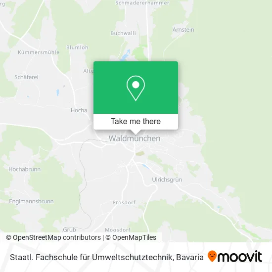 Карта Staatl. Fachschule für Umweltschutztechnik