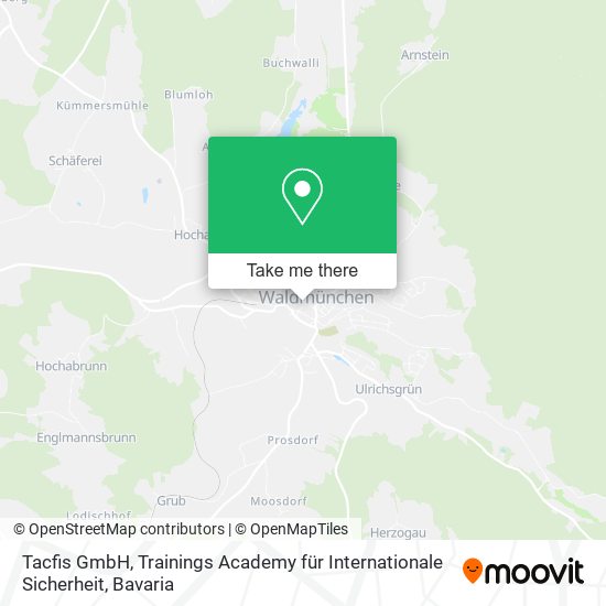 Tacfis GmbH, Trainings Academy für Internationale Sicherheit map