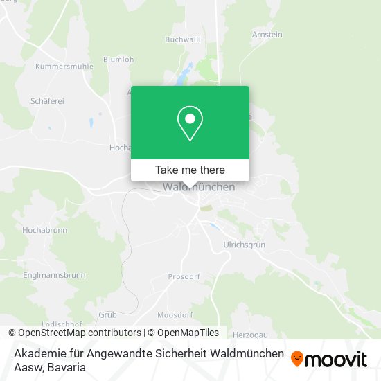 Akademie für Angewandte Sicherheit Waldmünchen Aasw map