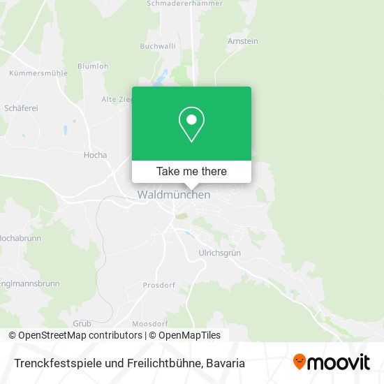 Trenckfestspiele und Freilichtbühne map