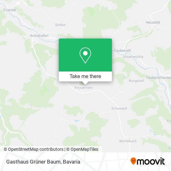 Gasthaus Grüner Baum map